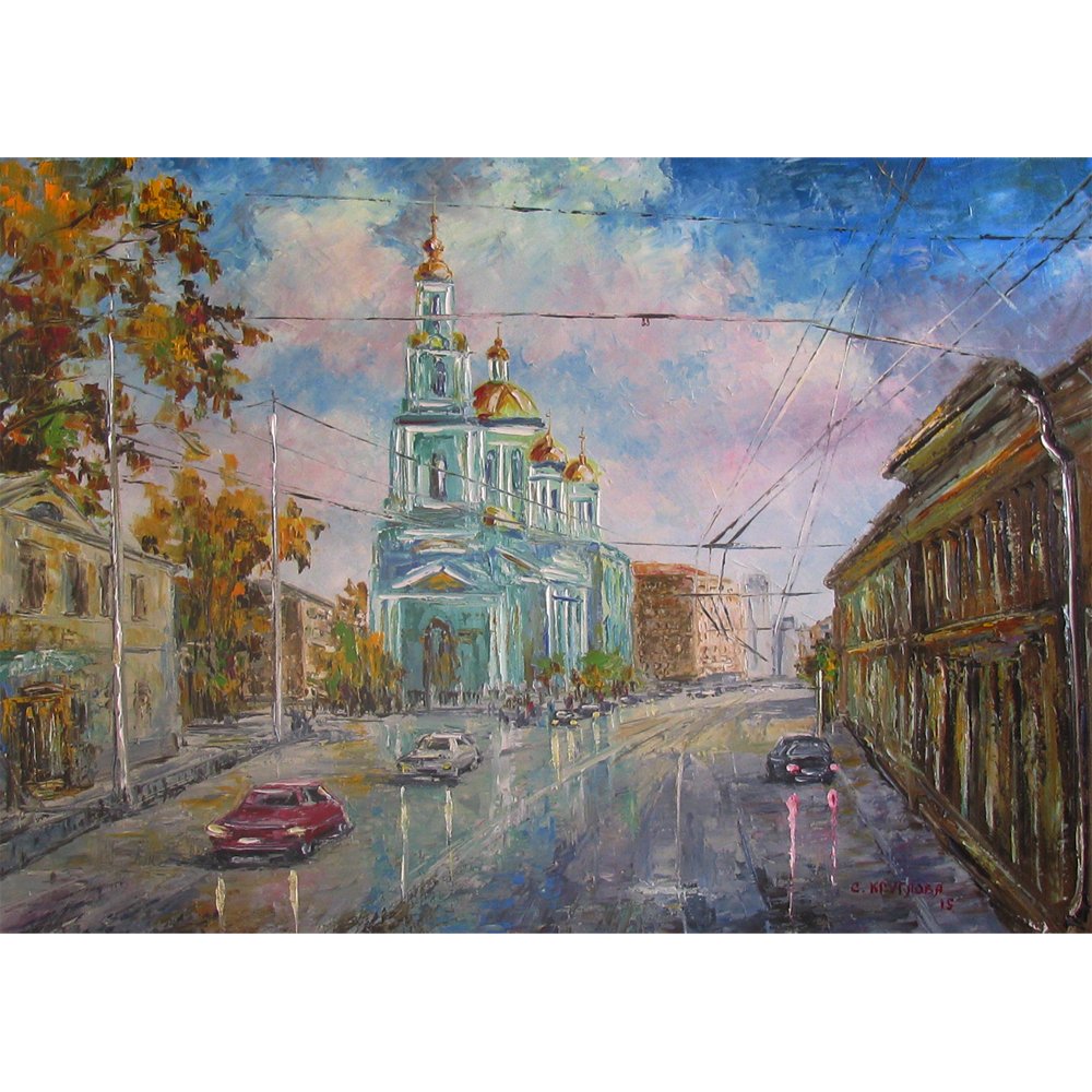 Елоховский собор в Москве на картинах художников